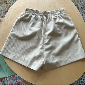 Corduroy shorts
